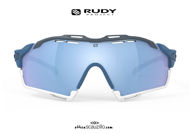 shop online new Rudy Project CUTLINE 636849 blue and white racing glasses otticascauzillo.com acquisto online nuovo  Occhiale da corsa Rudy Project CUTLINE 636849 blu e bianco
