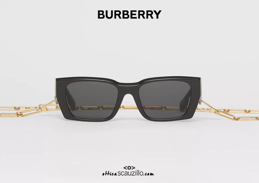 Amazon.com: BURBERRY BE 4291 3007/H White Plastic Rectangle Sunglasses  Silver Logo Lens : Clothing, Shoes & Jewelry