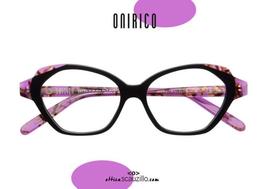 Acquista online su otticascauzillo.com il tuo nuovo occhiale da vista a farfalla in acetato ONIRICO ON108 col.005 nero