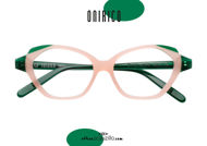 Acquista online su otticascauzillo.com il tuo nuovo occhiale da vista a farfalla in acetato ONIRICO ON108 col.049 verde e rosa cipria