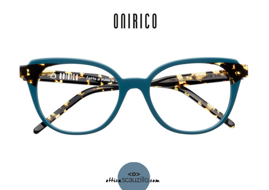 Acquista online su otticascauzillo.com il tuo nuovo occhiale da vista a farfalla in acetato ONIRICO ON105 col.807 tartarugato e blu