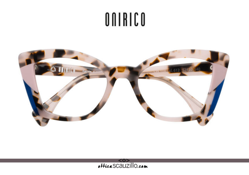 Acquista online su otticascauzillo.com il tuo nuovo occhiale da vista a farfalla in acetato ONIRICO ON104 col.612 a tre colori