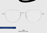 shop online new Round eyeglasses LINDBERG ThinTitanium 5512 col. P10 silver on otticascauzillo.com acquisito online nuovo  Occhiale da vista rotondo LINDBERG ThinTitanium 5512 col. P10 argento