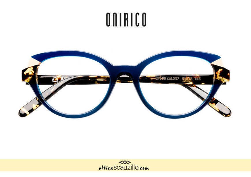  Acquista online su otticascauzillo.com il tuo nuovo occhiale da vista ovale in acetato ONIRICO ON99 col.237 a tre colori