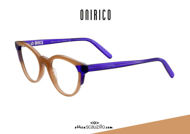 Acquista online su otticascauzillo.com il tuo nuovo occhiale da vista a farfalla in acetato ONIRICO ON95 col.943 - ambra e blu