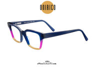Acquista online su otticascauzillo.com il tuo nuovo occhiale da vista squadrato in acetato ONIRICO ON94 col.254 blu, arancio e fuxia