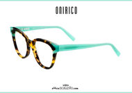 Acquista online su otticascauzillo.com il tuo nuovo occhiale da vista a farfalla in acetato ONIRICO ON93 col.044 tartarugato e verde acqua