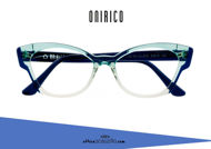 Acquista online su otticascauzillo.com il tuo nuovo occhiale da vista a farfalla in acetato ONIRICO ON88 col.812 blu