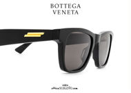 shop online new Bottega Veneta BV1120 wayfarer sunglasses col.001 black on otticascauzillo.com acquisto online nuovo  Occhiale da sole wayfarer Bottega Veneta BV1120 col.001 nero