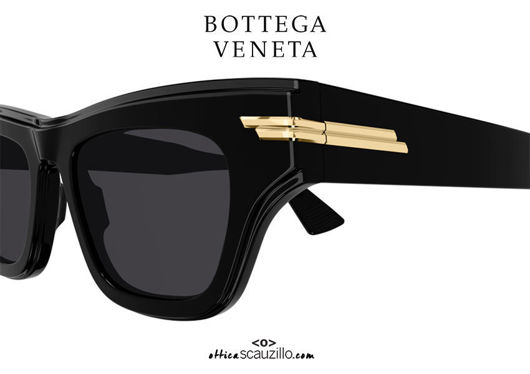 Narrow cat eye sunglasses Bottega Veneta BV 1241 col.001 black