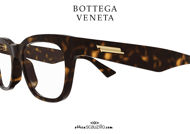 shop online new Wayfarer eyeglasses Bottega Veneta BV 1155 col.004 brown havana on otticascauzillo.com acquisto online nuovo  Occhiale da vista wayfarer Bottega Veneta BV 1155 col.004 marrone havana