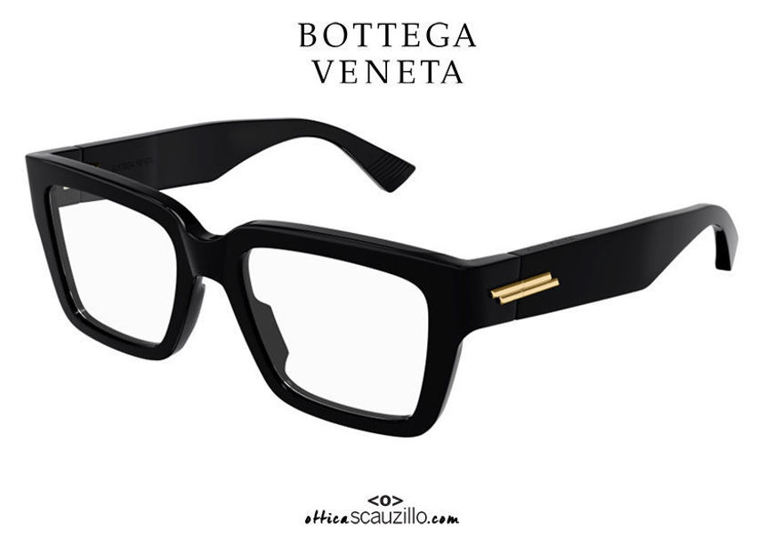 shop online new Oversized square eyeglasses Bottega Veneta BV 1153 col.001 black on otticascauzillo.com acquisto online nuovo  Occhiale da vista quadrato oversize Bottega Veneta BV 1153 col.001 nero