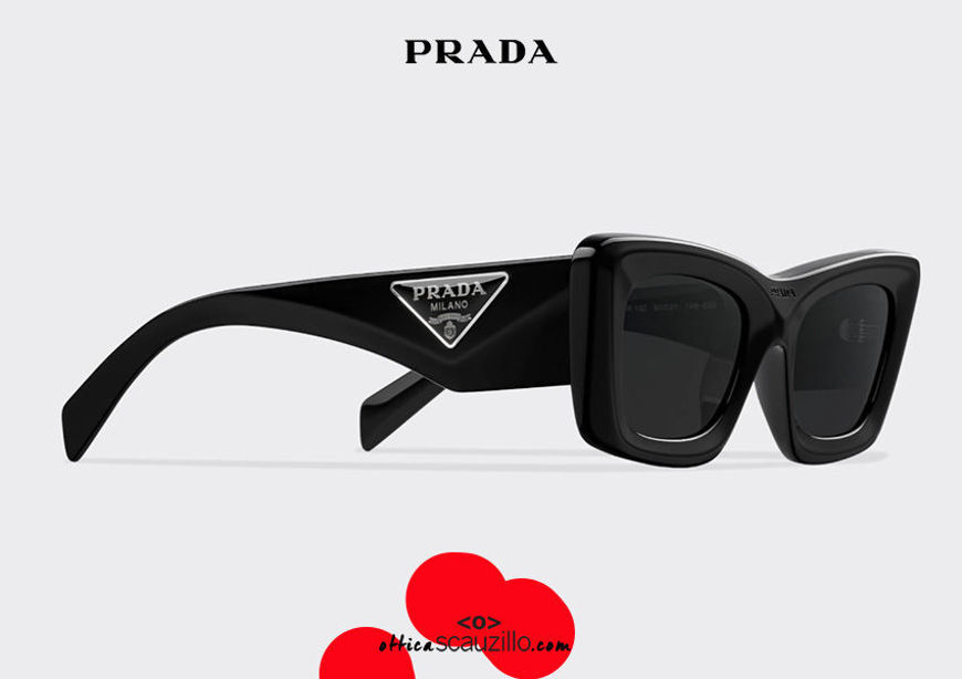 minus Måltid Videnskab Square pointed sunglasses PRADA SPR 13ZS col. black Kendall Jenner |  Occhiali | Ottica Scauzillo