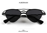 shop online new KUBORAUM Mask Z15 triple bridge teardrop sunglasses black on otticascauzillo.com acquisto online nuovo Occhiale da sole triplo ponte a goccia KUBORAUM Mask Z15 nero