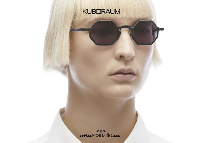Lunettes KUBORAUM MASK S2 - Modèle Rond Noir Unisexe - Fait Main En Italie - Neuf Avec étiquettes