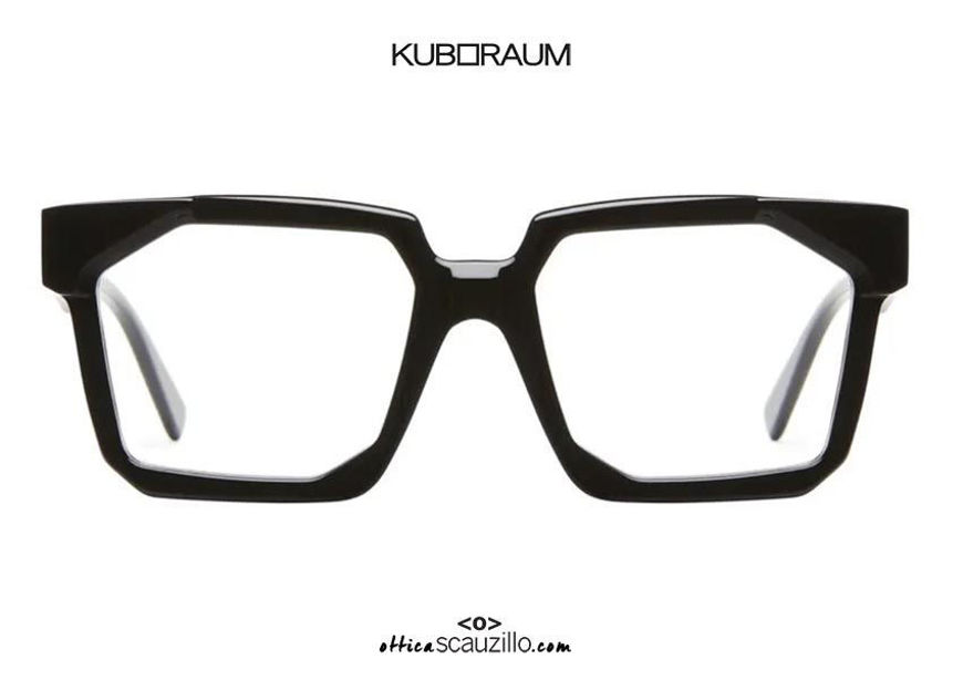 shop online new KUBORAUM Mask K30 BS black oversized square eyeglasses on otticascauzillo.com acquisto online nuovo Occhiale da vista quadrato oversize KUBORAUM Mask K30 BS nero
