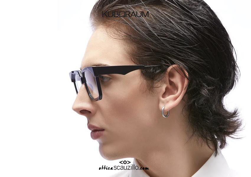 HPIRME Occhiali da sole oversize da donna super occhiali da sole quadrati da uomo Occhiali con montatura in lega UV400, blu argento, taglia unica