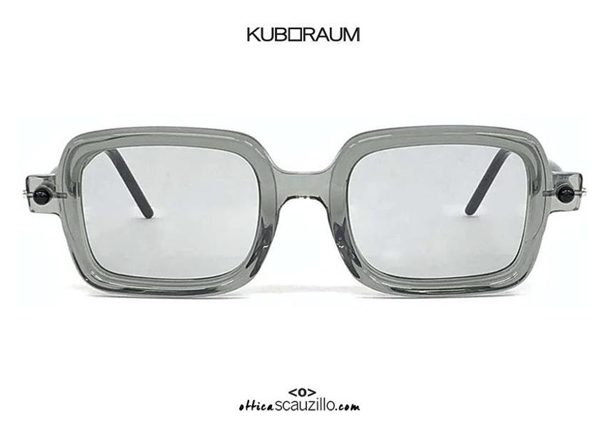 Mask Shaped Acetate Sunglasses in Grey - Celine Eyewear