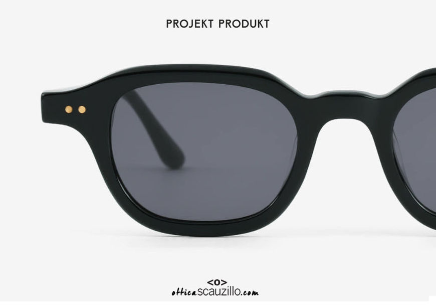 shop online new Projekt Produkt RS3 vintage square sunglasses col. black on otticascauzillo.com acquisto online nuovo Occhiale da sole quadrato vintage Projekt Produkt RS3 col. nero