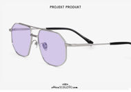 shop online new Metal aviator sunglasses Projekt Produkt FS14 col. silver on otticascauzillo.com acquisto online nuovo Occhiale da sole metallo aviator Projekt Produkt FS14 col. argento