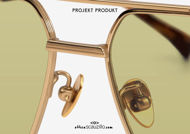 shop online new Metal aviator sunglasses Projekt Produkt FS14 col. satin gold on otticascauzillo.com acquisto online nuovo Occhiale da sole metallo aviator Projekt Produkt FS14 col. oro satinato