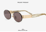 shop online new Oval glasant sunglasses Projekt Produkt FS2 col. gold on otticascauzillo.com acquisto online nuovo Occhiale da sole ovale glasant Projekt Produkt FS2 col. oro
