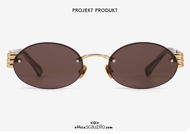 shop online new Oval glasant sunglasses Projekt Produkt FS2 col. gold on otticascauzillo.com acquisto online nuovo Occhiale da sole ovale glasant Projekt Produkt FS2 col. oro