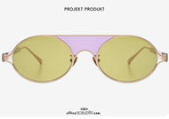 shop online new Oval metal sunglasses Projekt Produkt SCCC1 col. pink gold on otticascauzillo.com acquisto online nuovo Occhiale da sole metallo ovale Projekt Produkt SCCC1 col. oro rosa