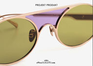 shop online new Oval metal sunglasses Projekt Produkt SCCC1 col. pink gold on otticascauzillo.com acquisto online nuovo Occhiale da sole metallo ovale Projekt Produkt SCCC1 col. oro rosa