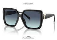 shop online new Oversized square sunglasses Tiffany TF 4206 col. black on otticascauzillo.com acquisto online nuovo Oversized square sunglasses Tiffany TF4206 col. black