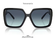 shop online new Oversized square sunglasses Tiffany TF 4206 col. black on otticascauzillo.com acquisto online nuovo Oversized square sunglasses Tiffany TF4206 col. black