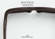 shop online new Bottega Veneta HEM BV 1211 col. rubberized oval sunglasses black brown on otticascauzillo.com acquisto online nuovo Occhiale da sole ovale gommato Bottega Veneta HEM BV 1211 col. nero / marrone
