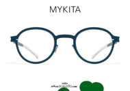 shop online new Round eyeglasses MYKITA ROLLINS col. lagoon green on otticascauzillo.com acquisto online nuovo Occhiale da vista tondo MYKITA ROLLINS col. verde laguna