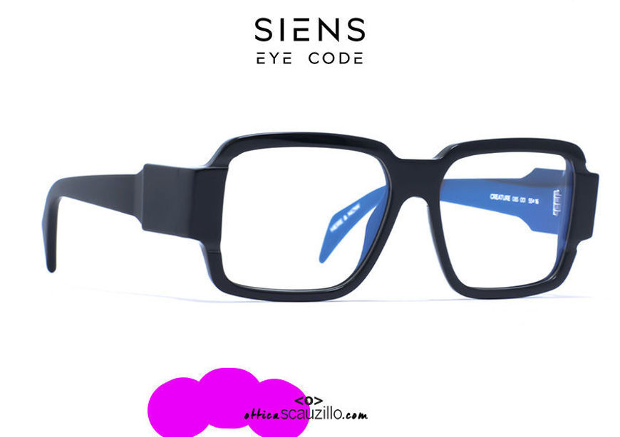 shop online new Oversized square eyeglasses SIENS EYE CODE 085 black on otticascauzillo.com acquisto online nuovo  Occhiale da vista squadrato oversize SIENS EYE CODE 085 nero