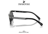 shop online new Oval design sunglasses with Swarovski SK 6006 col. black on otticascauzillo.com acquisto online nuovo Occhiale da sole design ovale con Swarovski SK 6006 col. nero