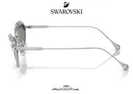 shop online new Oval metal sunglasses with Swarovski SK 7009 col. silver on otticascauzillo.com acquisto online nuovo Occhiale da sole in metallo ovale con Swarovski SK 7009 col. argento