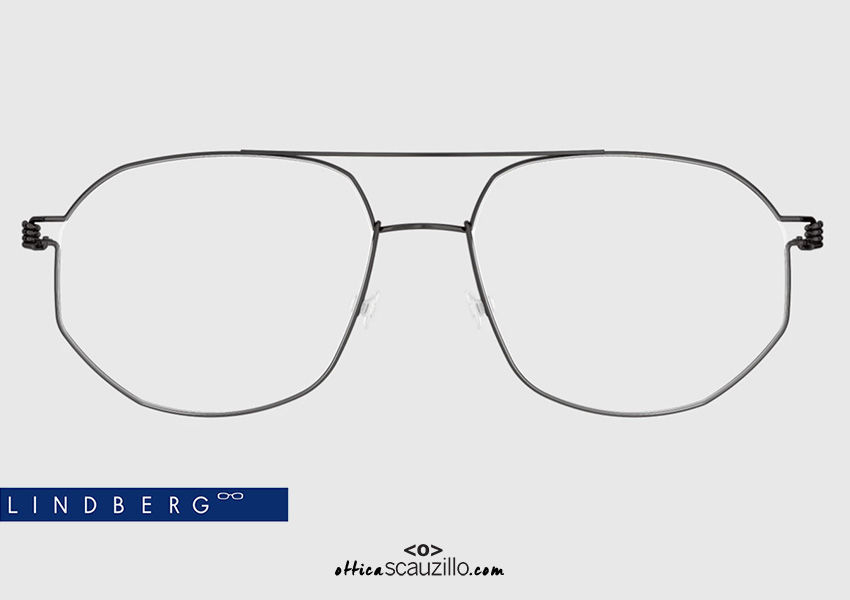Double bridge eyeglasses LINDBERG Air Titanium Rim ANDREAS col. U9 ...