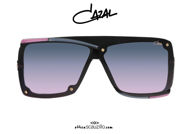 shop online new Vintage CAZAL 859 multicolor oversized mask sunglasses col. black on otticascauzillo.com acquisto online nuovo Occhiale da sole a mascherina oversize multicolor CAZAL 859 col. nero