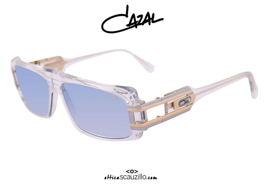 shop online new Narrow rectangular sunglasses CAZAL 164 col. crystal on otticascauzillo.com acquisto online nuovo Occhiale da sole rettangolare stretto CAZAL 164 col. cristallo