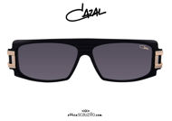 shop online new Narrow rectangular sunglasses CAZAL 164 col. black on ottiscauzillo.com acquisto online nuovo Occhiale da sole rettangolare stretto CAZAL 164 col. nero