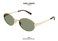 ottica scauzillo saint laurent ovalino 693 oro  shop online New oval sunglasses Saint Laurent SL693 col.003 gold