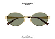 ottica scauzillo saint laurent ovalino 693 oro  shop online New oval sunglasses Saint Laurent SL693 col.003 gold