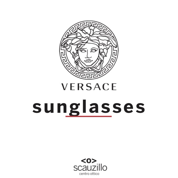 versace glasses logo